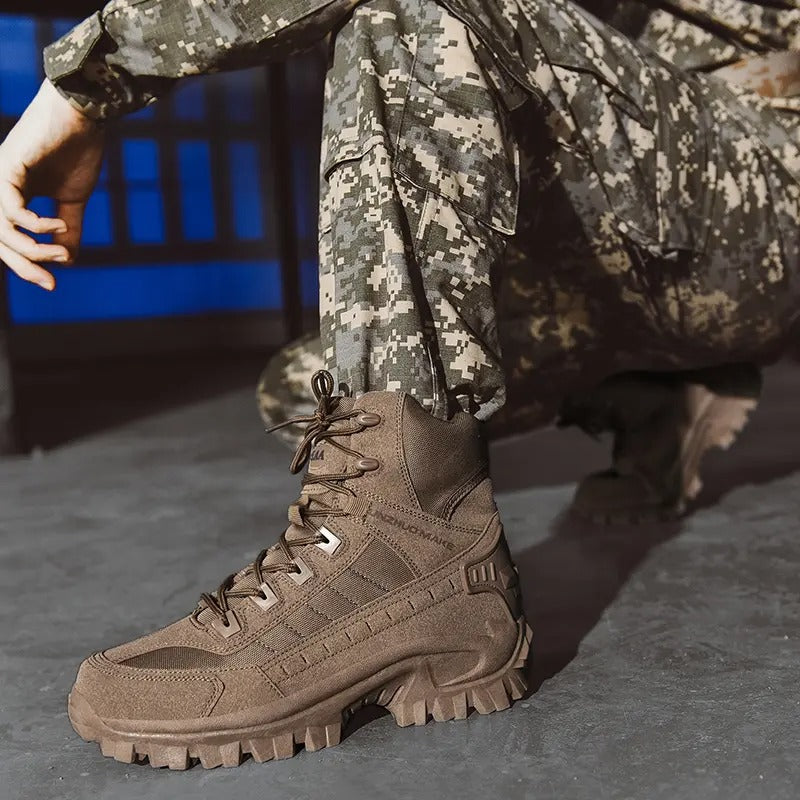 OwenGrid Men's Tactical Lightweight Jumpstart Comfortable All-Day Work Boots