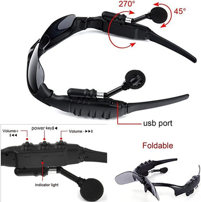 OwenGrid Wireless Smart Sports Earphones Call Glasses