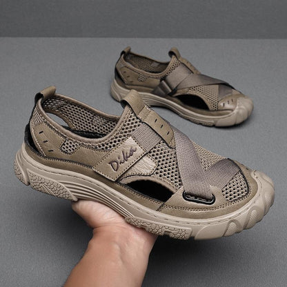 OwenGrid Men's Outdoor Mesh Ultra Fiber Casual Sandals