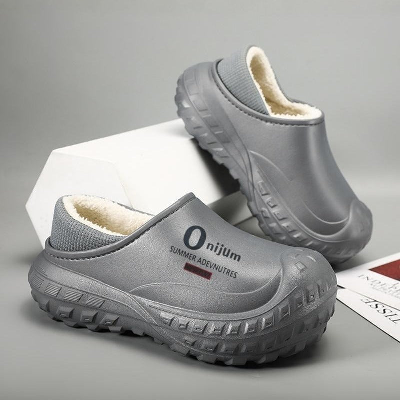 OwenGrid Men's Soft Heel Non-slip Indoor & Outdoor Closed-toe Sandals