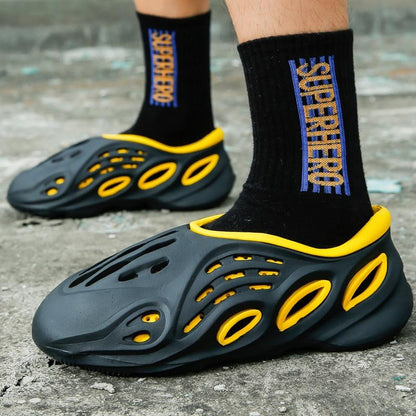 OwenGrid Men's Thick Sole Non-slip Comfortable Soft Outdoor Sandals