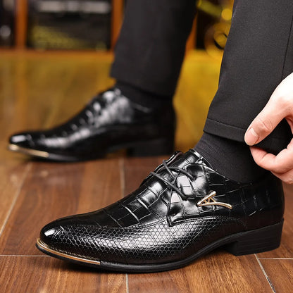 OwenGrid Men’s Trendy Oxford Lace-Up Comfort Shoes