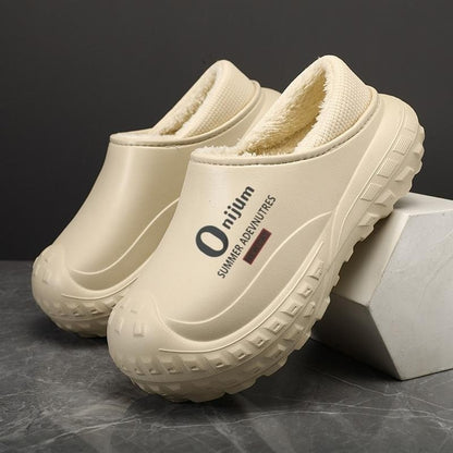 OwenGrid Men's Soft Heel Non-slip Indoor & Outdoor Closed-toe Sandals