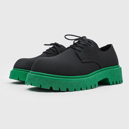 OwenGrid Men's British Style Casual Versatile Leather Shoes
