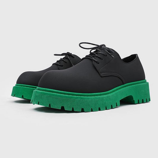 OwenGrid Men's British Style Casual Versatile Leather Shoes