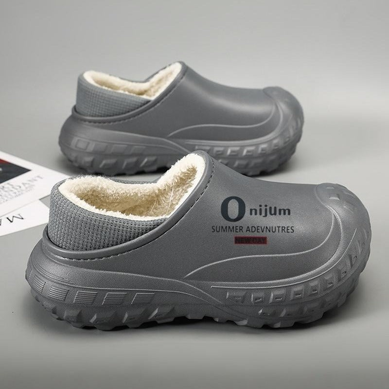 OwenGrid Men's Soft Heel Non-slip Indoor & Outdoor Closed-toe Sandals