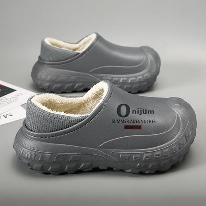 OwenGrid Men's Soft Heel Non-slip Indoor & Outdoor Closed-toe Sandals