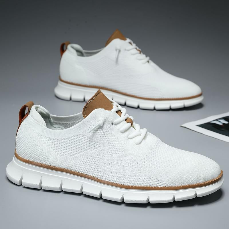 OwenGrid Men's Mesh Oxfords Business Casual Daily Wear Shoes