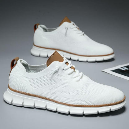 OwenGrid Men's Mesh Oxfords Business Casual Daily Wear Shoes