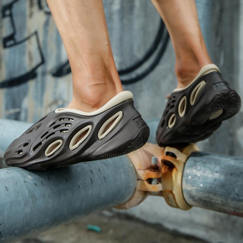 OwenGrid Men's Thick Sole Non-slip Comfortable Soft Outdoor Sandals