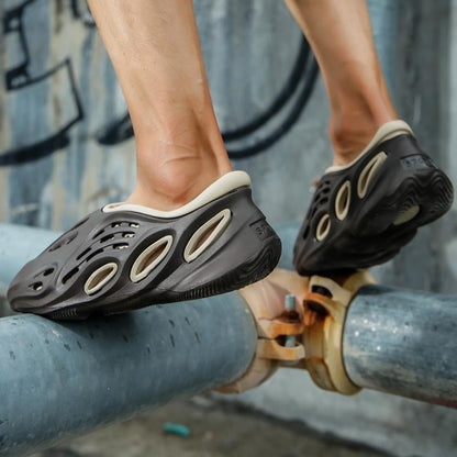 OwenGrid Men's Thick Sole Non-slip Comfortable Soft Outdoor Sandals