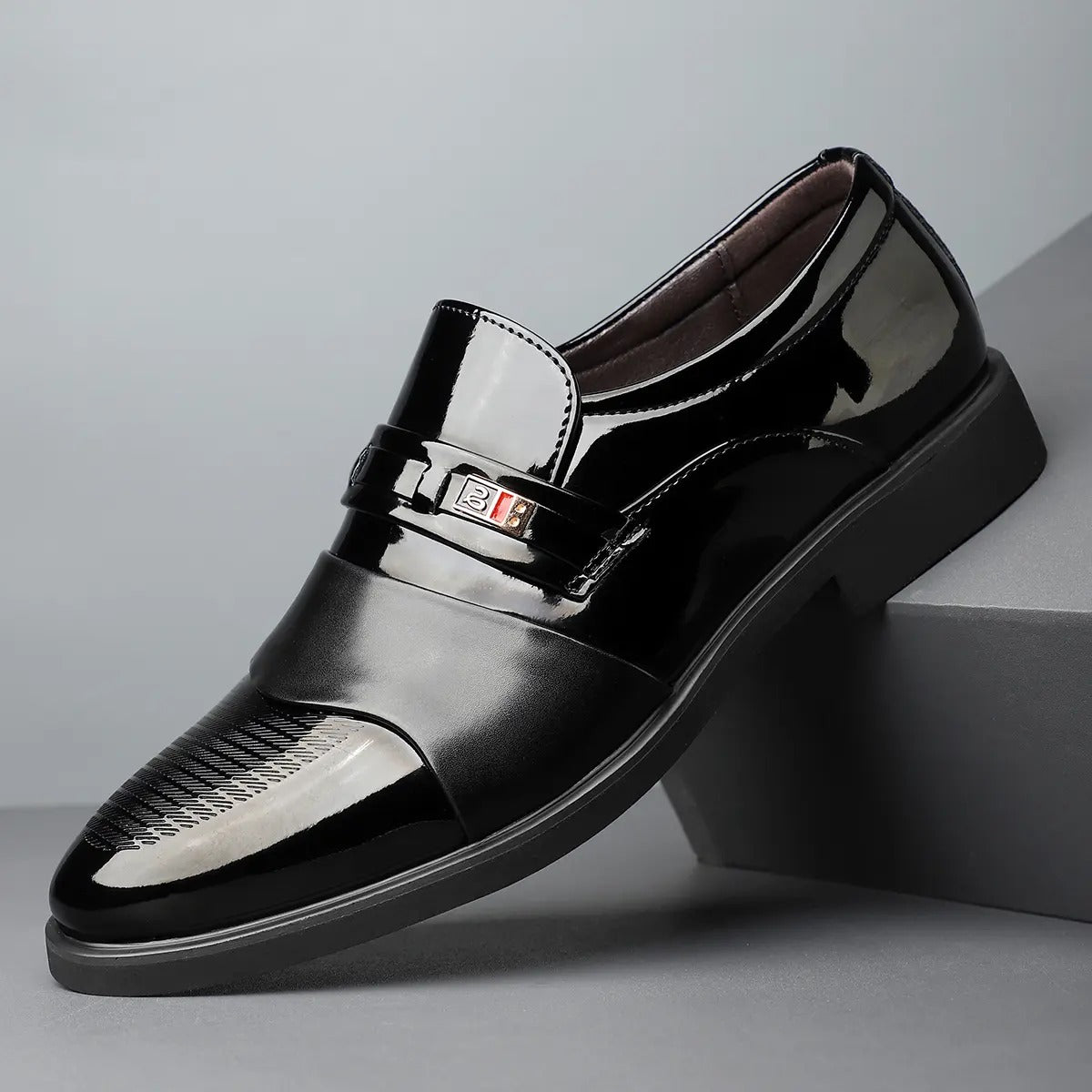 OwenGrid Men's Business Formal Soft Sole Leather Shoes