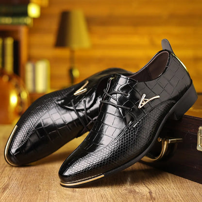 OwenGrid Men’s Trendy Oxford Lace-Up Comfort Shoes