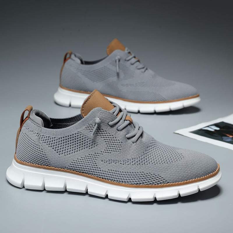 OwenGrid Men's Mesh Oxfords Business Casual Daily Wear Shoes