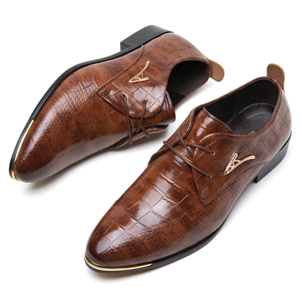 OwenGrid Men’s Trendy Oxford Lace-Up Comfort Shoes