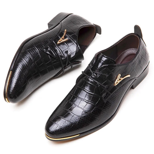 OwenGrid Men’s Trendy Oxford Lace-Up Comfort Shoes