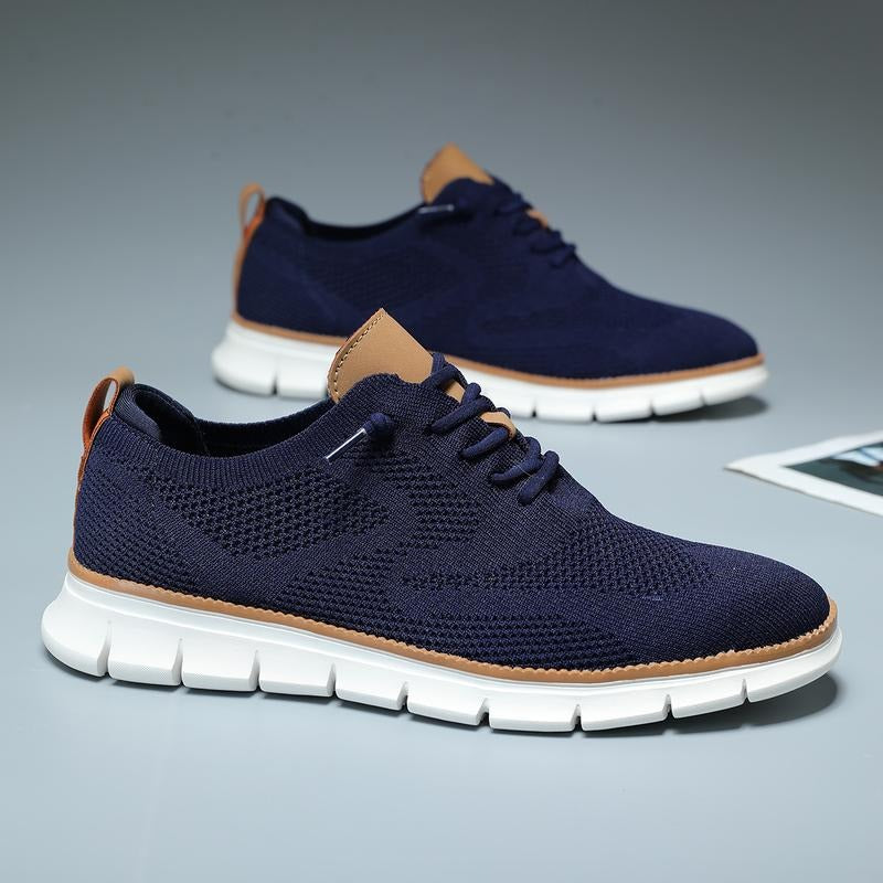 OwenGrid Men's Mesh Oxfords Business Casual Daily Wear Shoes