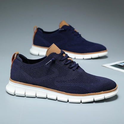OwenGrid Men's Mesh Oxfords Business Casual Daily Wear Shoes