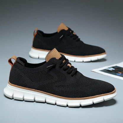 OwenGrid Men's Mesh Oxfords Business Casual Daily Wear Shoes