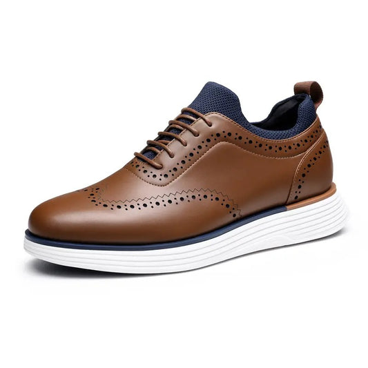 Men's Leather Comfortable Casual Sneaker