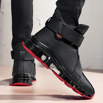 OwenGrid Men's Casual Perforated Sole Sports Anti-Slip Boots