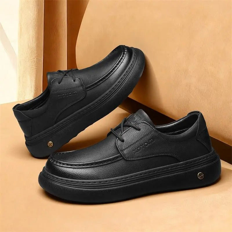 OwenGrid Men's Handcrafted Lace-up Versatile Shoes