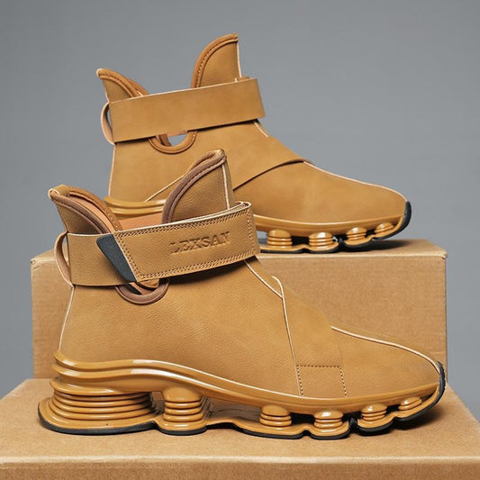 OwenGrid Men's Casual Perforated Sole Sports Anti-Slip Boots