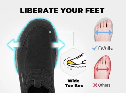 FitVille Men's Low-Top LugMax Outdoor Slip-On Sneakers