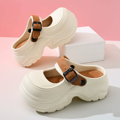 OwenGrid Women's Soft Lightweight Thick Sole Sandals