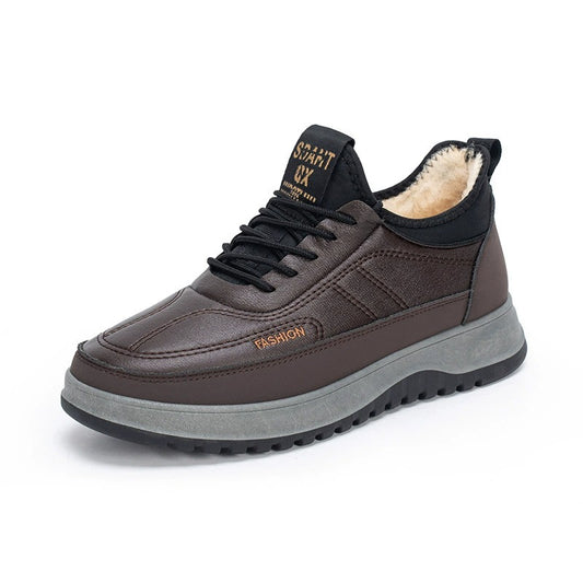 Men's Comfortable Warm Shoes: Waterproof & Slip-Resistant