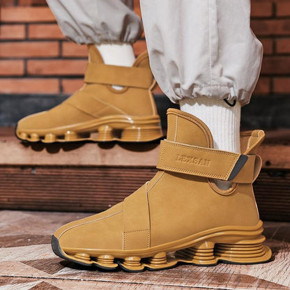 OwenGrid Men's Casual Perforated Sole Sports Anti-Slip Boots