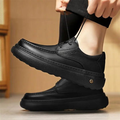 OwenGrid Men's Handcrafted Lace-up Versatile Shoes