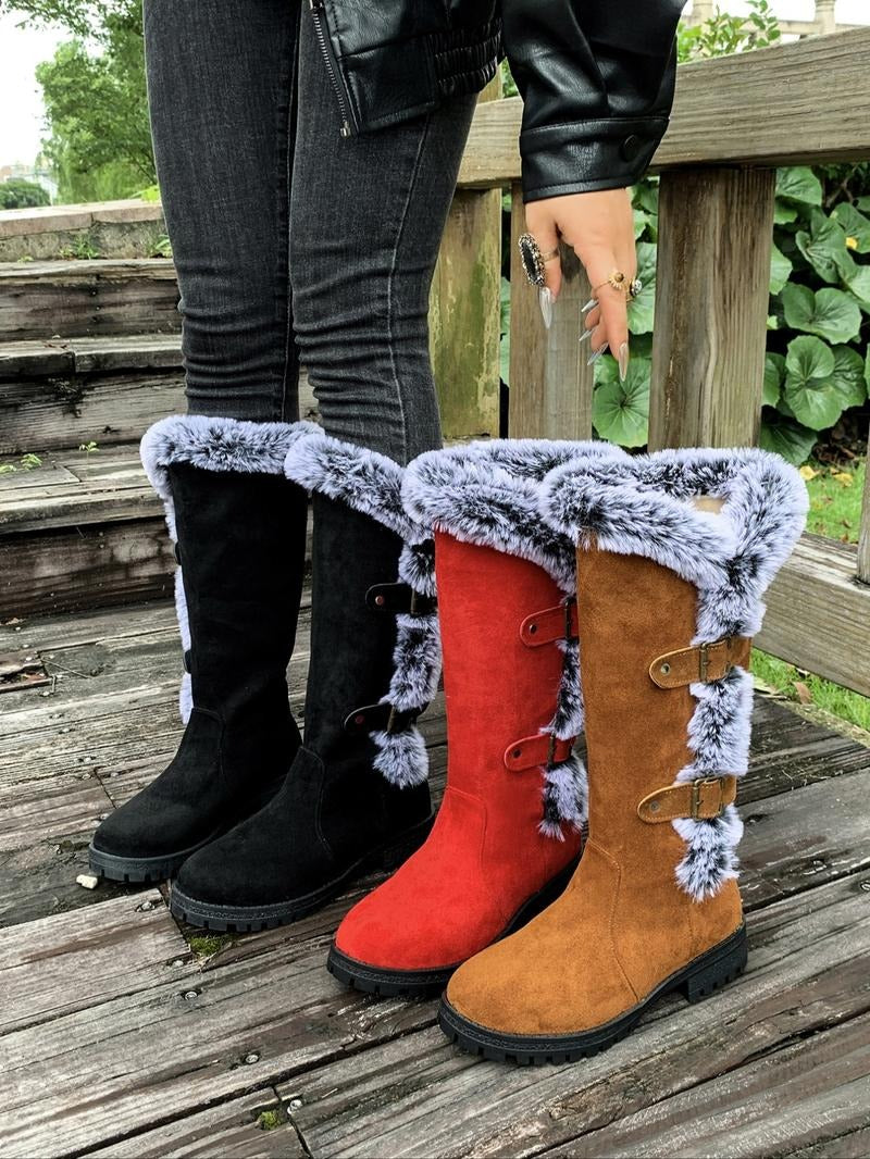 Women's Fuzzy Winter Warm Boots