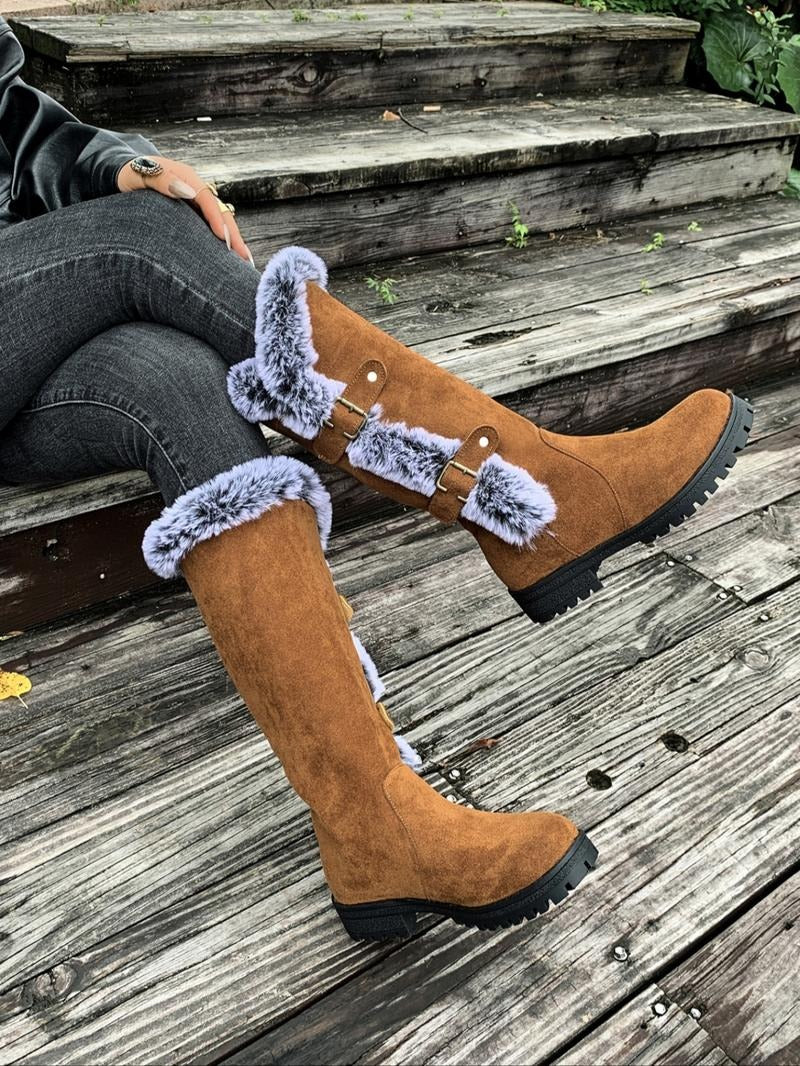 Women's Fuzzy Winter Warm Boots
