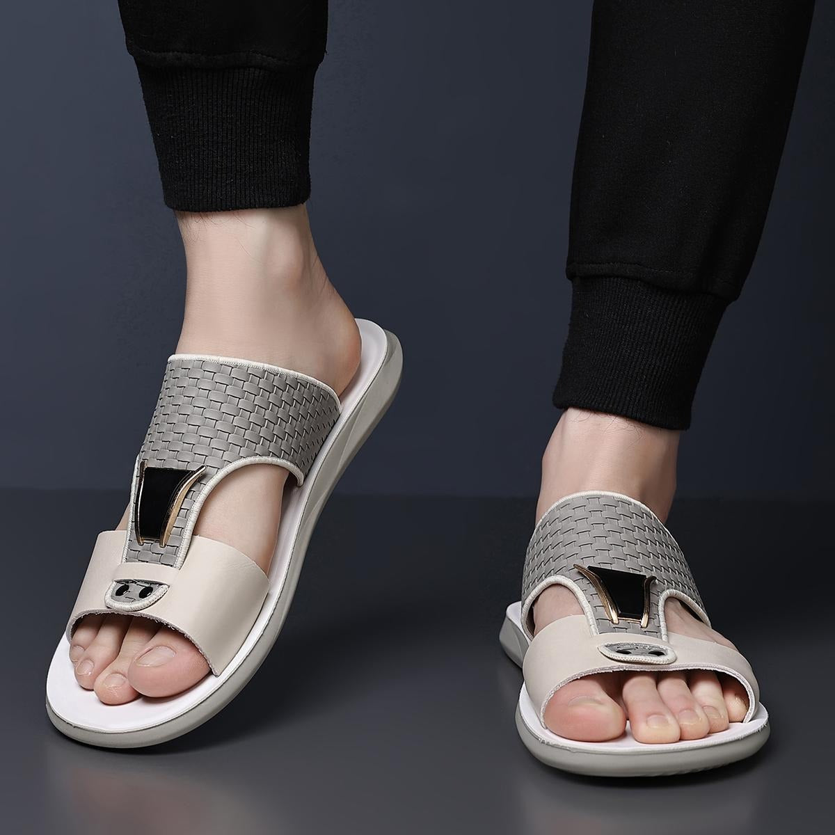 OwenGrid Men's Lightweight Arch Support Anti-Slip Sandals