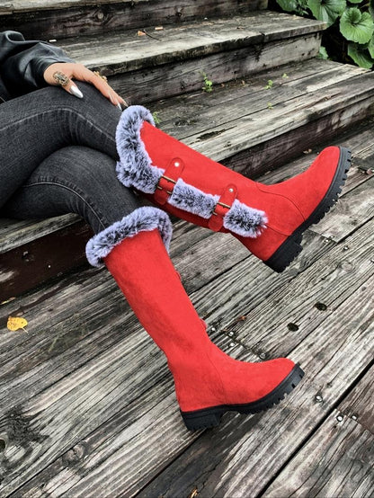 Women's Fuzzy Winter Warm Boots