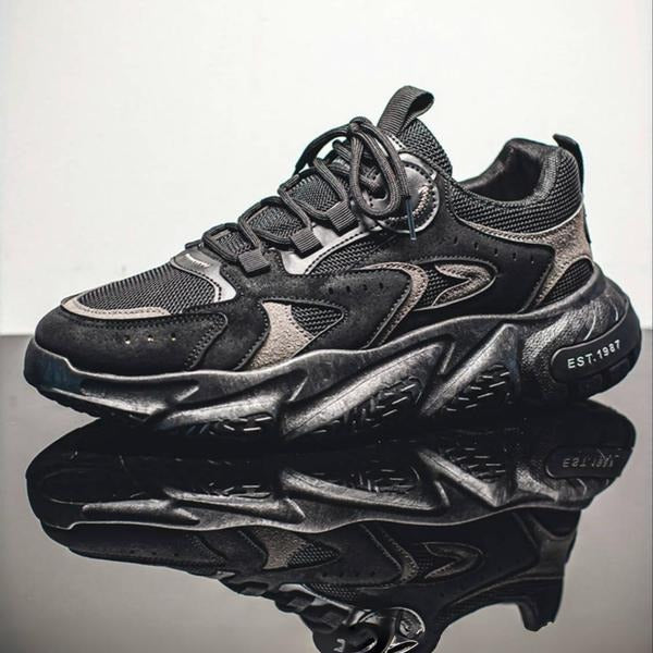 OwenGrid Men's Trendy Breathable Lace Up Casual Outdoor Sneakers