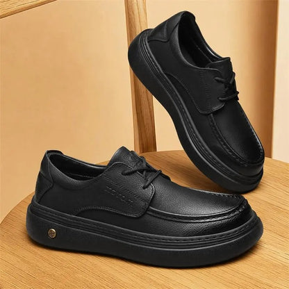 OwenGrid Men's Handcrafted Lace-up Versatile Shoes