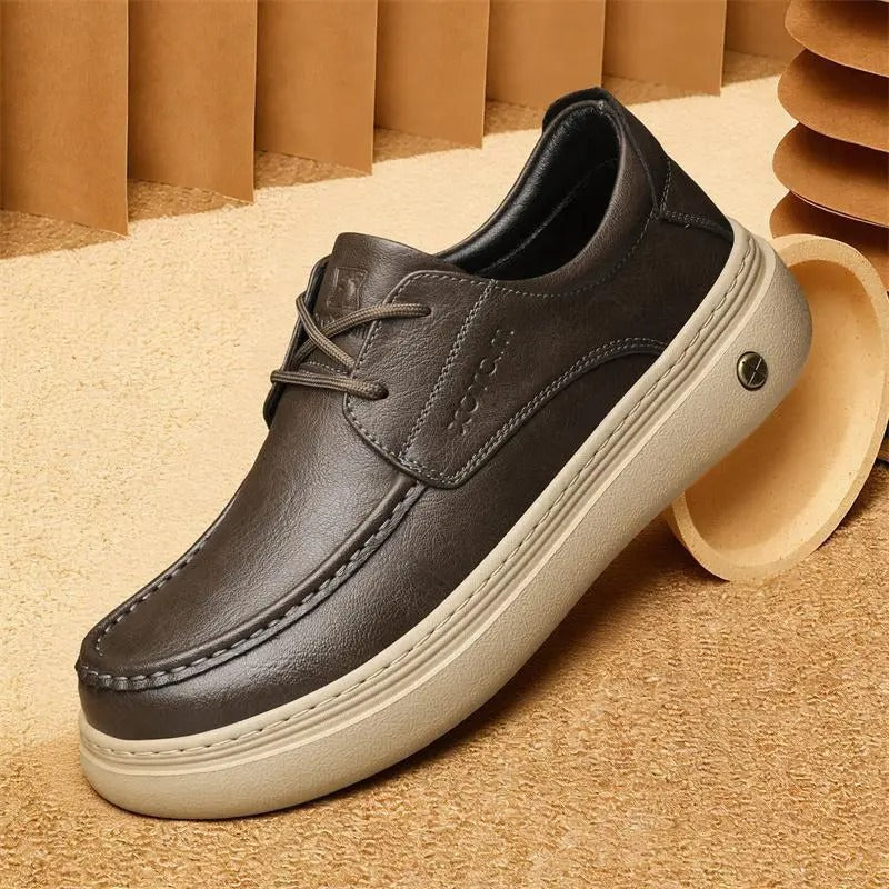 OwenGrid Men's Handcrafted Lace-up Versatile Shoes