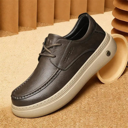 OwenGrid Men's Handcrafted Lace-up Versatile Shoes