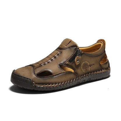 OwenGrid Men's Stitched Slippers Outdoor Sandals