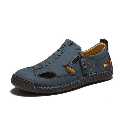 OwenGrid Men's Stitched Slippers Outdoor Sandals
