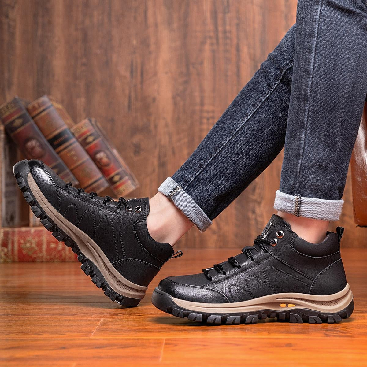 OwenGrid Men's New Fashion Mid-top Casual Shoes