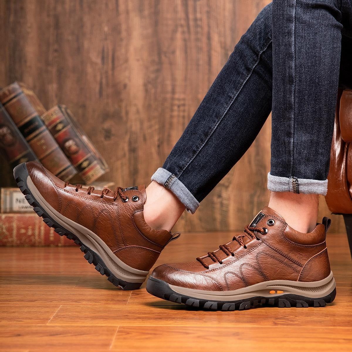 OwenGrid Men's New Fashion Mid-top Casual Shoes