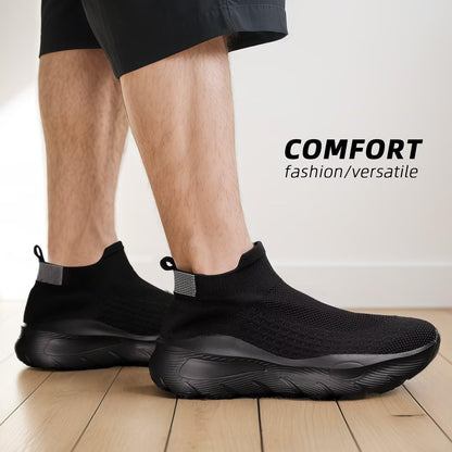 OwenGrid Men's Lightweight Leisure Slip on Mesh Shoes