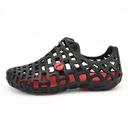 OwenGrid Summer Hollow Breathable Slip-On Sandals