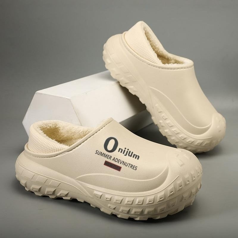 OwenGrid Men's Soft Heel Non-slip Indoor & Outdoor Closed-toe Sandals