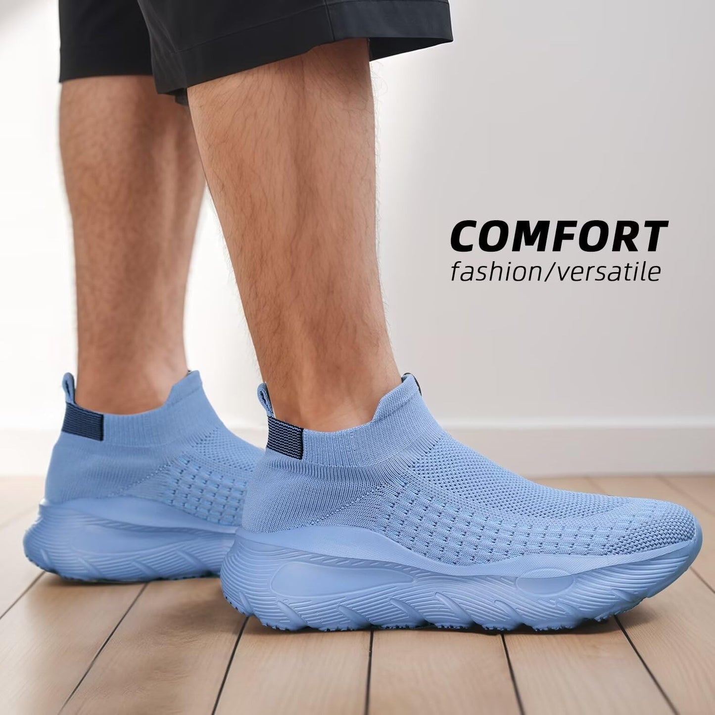 OwenGrid Men's Lightweight Leisure Slip on Mesh Shoes