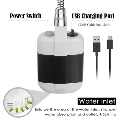 OwenGrid Portable Outdoor Camping Shower Pump
