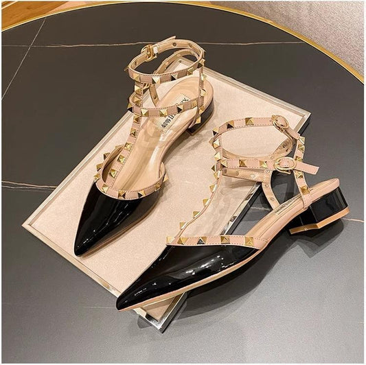 OwenGrid Women Rivet Elegant Slipon Summer Flats